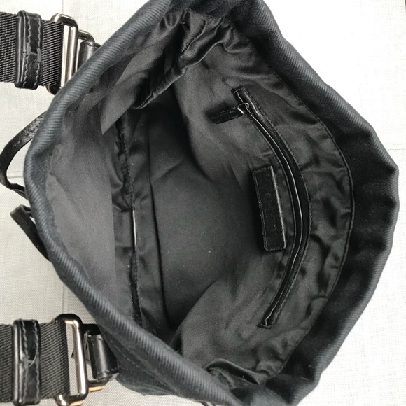 YSL Yves Saint Laurent Vintage Iconic Black Canvas Tote - Picture 6 of 7